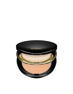 Powder Make-up Base Sensai Total Finish Nº TF103 Warm beige Spf 10 11 g Refill 2