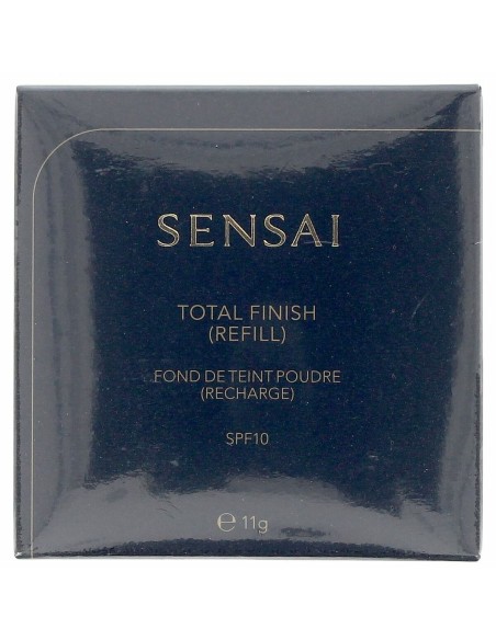 Powder Make-up Base Sensai Total Finish Nº TF103 Warm beige Spf 10 11 g Refill