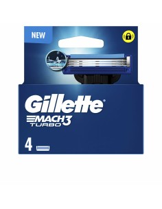 Shaving Razors Gillette MACH 3 TURBO (4 Units)