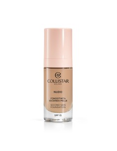 Fluid Foundation Make-up Collistar NUDO Nº 3R Naturale rosato Spf 15 30 ml