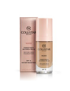Fluid Foundation Make-up Collistar NUDO Nº 3N Naturale Spf 15 30 ml 2