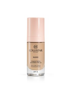 Fluid Foundation Make-up Collistar NUDO Nº 2R Beige rosato Spf 15 30 ml