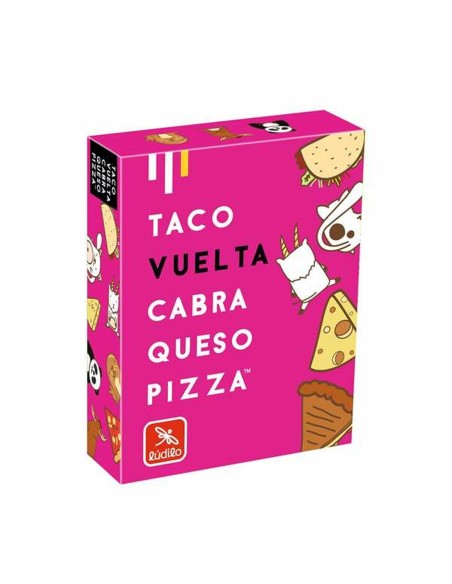 Educational Game Lúdilo Taco, Vuelta, Cabra, Queso, Pizza
