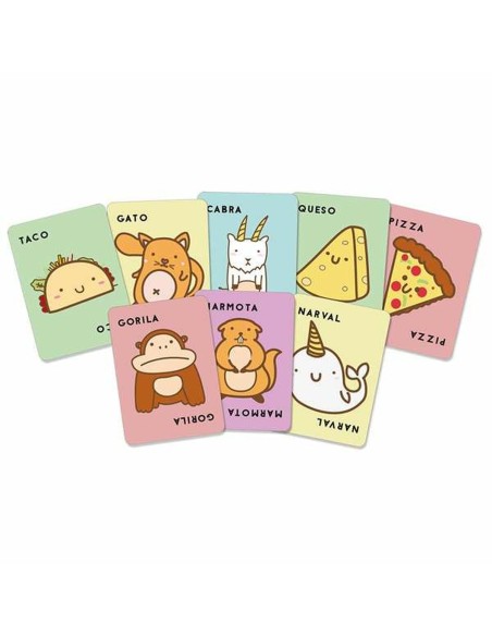 Educational Game Lúdilo Taco, Gato, Cabra, Queso, Pizza