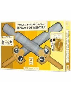 Board game Asmodee Vamos a pegarnos con espadas de mentira