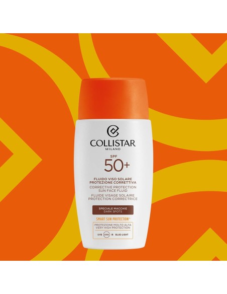 Facial Sun Cream Collistar PERFECT TANNING Spf 50 Spf 50+ 50 ml Anti-stain