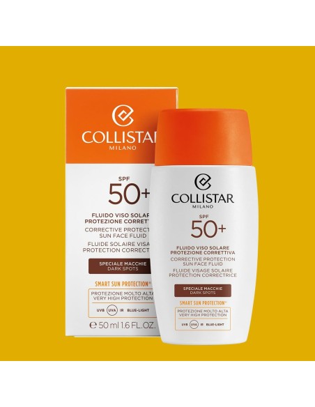 Facial Sun Cream Collistar PERFECT TANNING Spf 50 Spf 50+ 50 ml Anti-stain