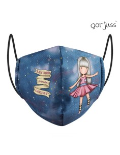Hygienic Reusable Fabric Mask Gorjuss Blue