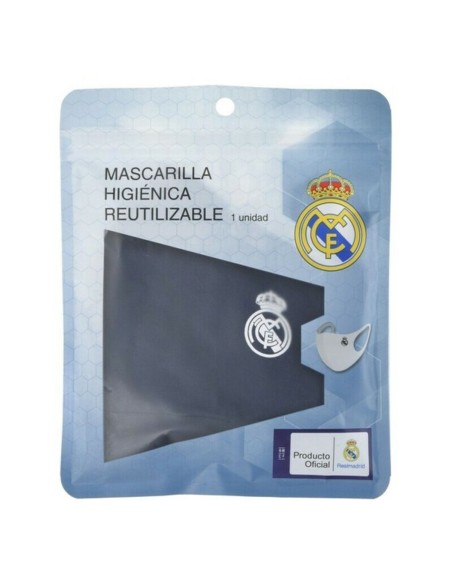 Hygienic Reusable Fabric Mask Real Madrid C.F. Blue