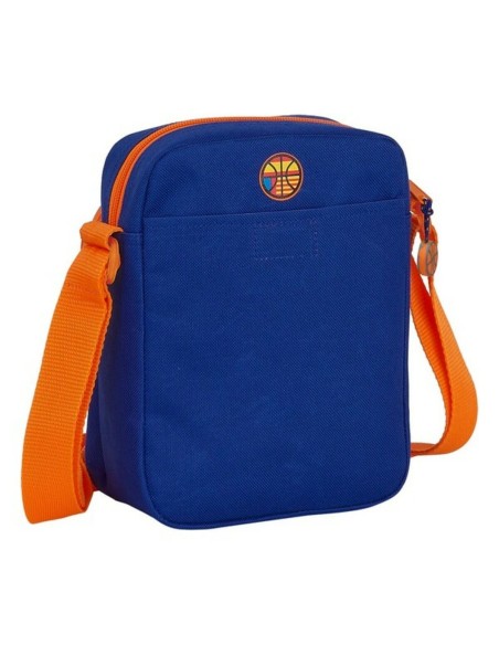 Shoulder Bag Valencia Basket Blue Orange (16 x 22 x 6 cm)
