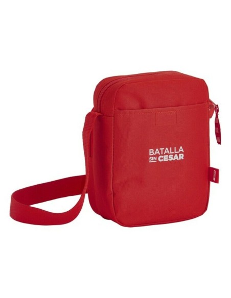 Shoulder Bag Real Sporting de Gijón Red (16 x 22 x 6 cm)