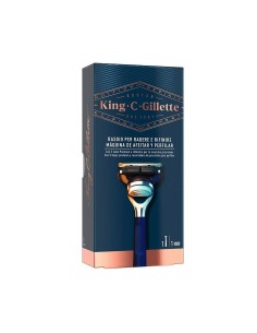 Manual shaving razor King C Gillette Gillette King Blue