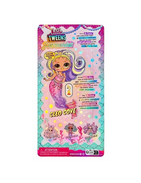 Doll LOL Surprise! Cleo Cove 25,4 x 12,7 x 6,35 cm Mermaid