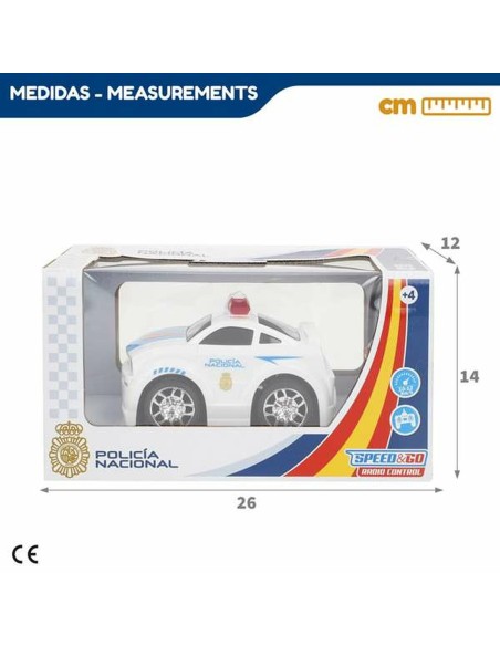 Remote-Controlled Car Colorbaby 15 cm Police Officer