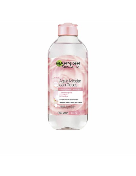 Make Up Remover Micellar Water Garnier Skinactive Agua Rosas Rose water 400 ml
