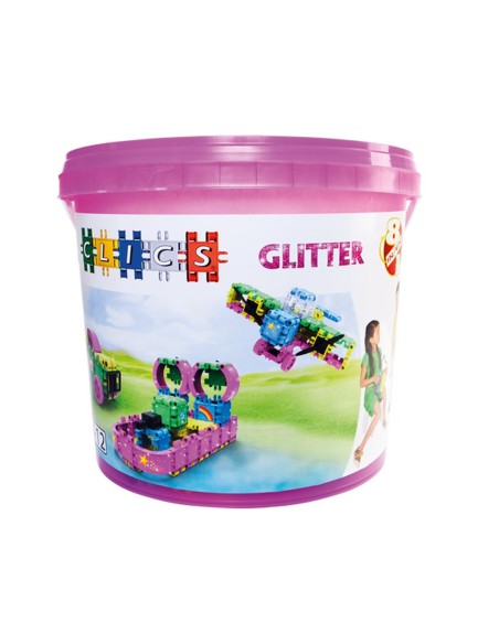 Construction set Clics CB180 Multicolour 132 Pieces