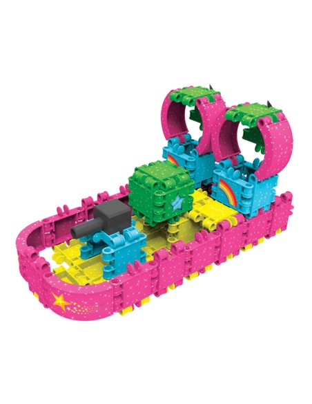 Construction set Clics CB180 Multicolour 132 Pieces