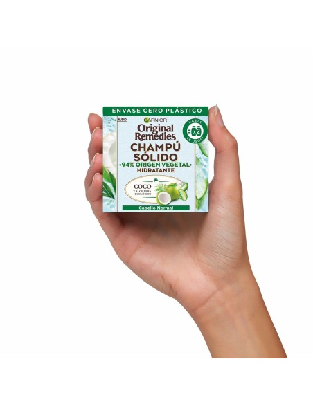 Shampoo Bar Garnier Original Remedies Moisturizing Coconut Aloe Vera 60 g