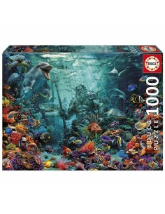 Puzzle Educa Poseidon in a Coral Reef