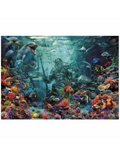Puzzle Educa Poseidon in a Coral Reef 2