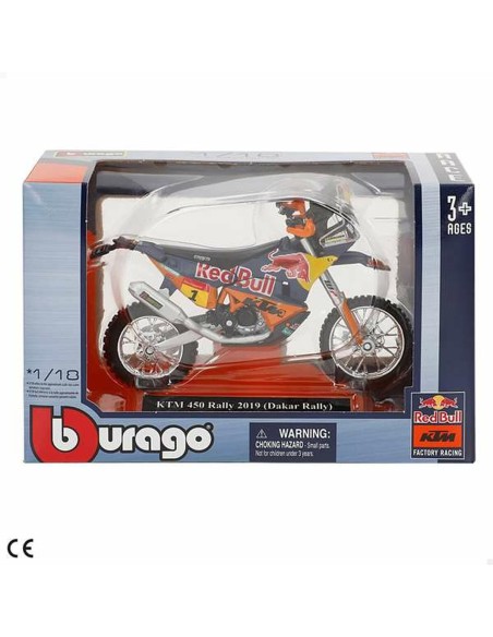 Motorcycle Bburago Wrb Ktm Cross 1:18