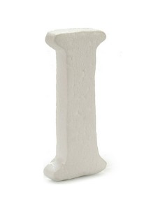 Letter I Pincello 1 x 15 x 13,5 cm polystyrene