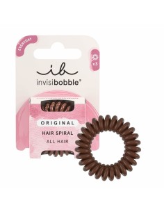 Rubber Hair Bands Invisibobble Original Brown (3 Units)