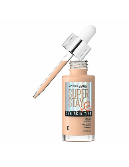 Liquid Make Up Base Maybelline Super Stay Skin Tint Vitamin C Nº 10 30 ml