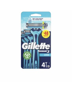 Disposable Razor Gillette SENSOR 3 COOL (4 Units)