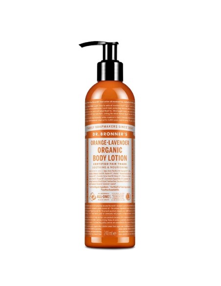 Body Lotion Dr Bronner's Naranja-Lavanda 240 ml