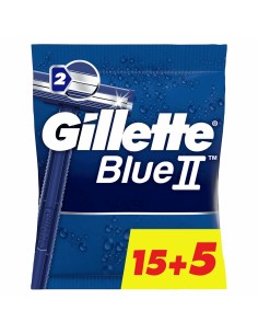 Disposable Razor Gillette Blue II 20 Units 2