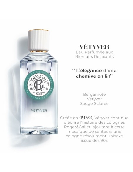 Unisex Perfume Roger & Gallet Vétyver EDP 100 ml