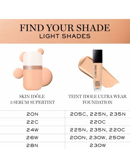 Sun Protection with Colour Lancôme IDÔLE MAKE-UP Nº 22c 30 ml
