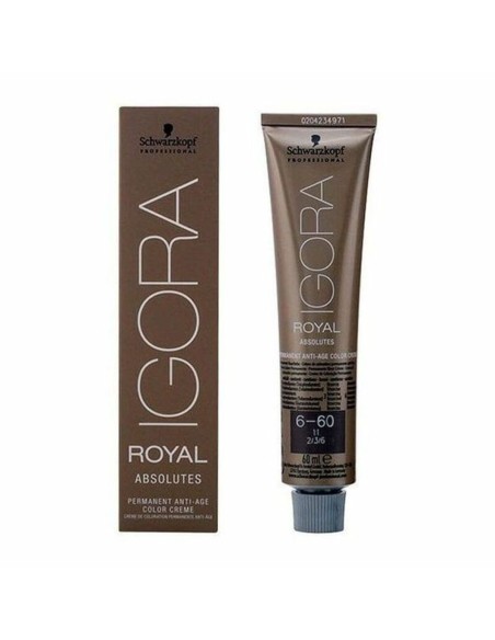 Permanent Anti-Ageing Dye Igora Royal Absolutes Schwarzkopf 609494 Nº 6-60 Nº 6-60 60 ml