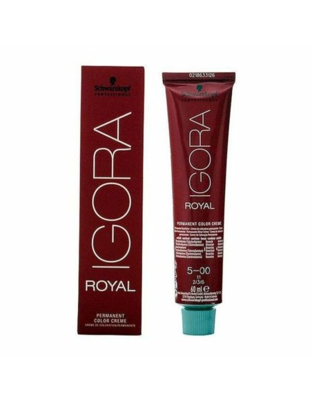 Permanent Dye Igora Royal Schwarzkopf Igora Royal 5-00 Nº 5-00 Nº 9.0-rubio muy claro Nº 8.0-rubio claro 60 ml