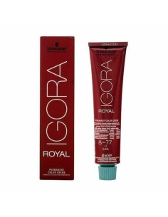 Permanent Dye Igora Royal Schwarzkopf Igora Royal 8-77 Nº 9.0-rubio muy claro Nº 8.0-rubio claro 60 ml