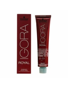 Permanent Dye Igora Royal Schwarzkopf Igora Royal 0-77 Nº 9.0-rubio muy claro Nº 8.0-rubio claro 60 ml