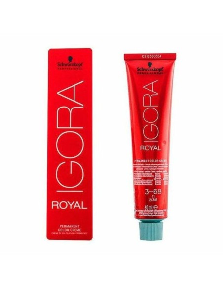 Permanent Dye Igora Royal Schwarzkopf Igora Royal 3-68 Nº 3-68 Nº 9.0-rubio muy claro Nº 8.0-rubio claro 60 ml