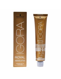 Anti-Ageing Colouring Gel Igora Absolutes N6-70 Schwarzkopf (60 ml)