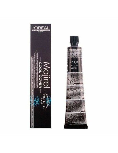 Permanent Dye Majirel Cool-Cover L'Oreal Professionnel Paris LMCC718 Nº 7,18 50 ml
