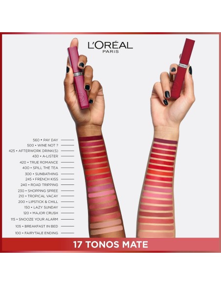 Liquid lipstick L'Oreal Make Up Infaillible Matte Resistance Snooze your ala Nº 115 (1 Unit)
