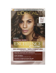Permanent Dye L'Oreal Make Up Excellence Light Brown 2