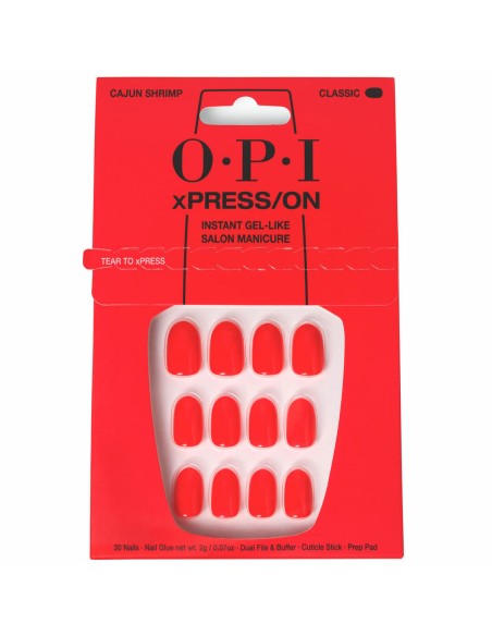 False nails Opi Cajun Shrimp Cajun Shrimp 30 Pieces