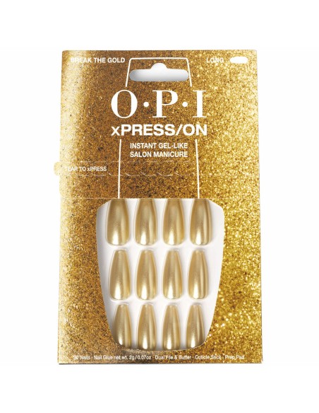 False nails Opi Break the Gold 30 Pieces
