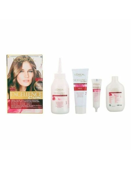 Permanent Dye Excellence L'Oreal Make Up Excellence Nº 9.0-rubio muy claro Nº 8.0-rubio claro 192 ml