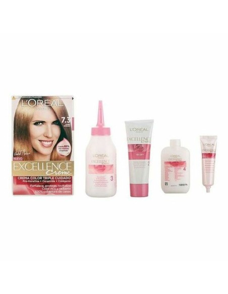 Permanent Dye Excellence L'Oreal Make Up Excellence Golden Blonde Nº 9.0-rubio muy claro Nº 8.0-rubio claro 192 ml