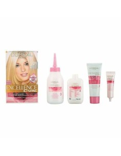 Permanent Dye Excellence L'Oreal Make Up Excellence Ultra Light Natural Blonde Nº 9.0-rubio muy claro Nº 8.0-rubio claro 192 ml