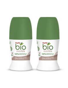 Roll-On Deodorant BIO NATURAL 0% INVISIBLE Byly (2 pcs)