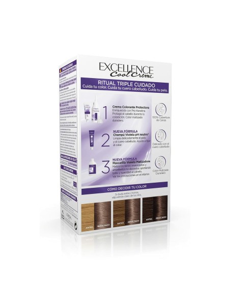 Permanent Colour Creme L'Oreal Make Up Excellence Cool Creme Intense Ash Blonde 7,11