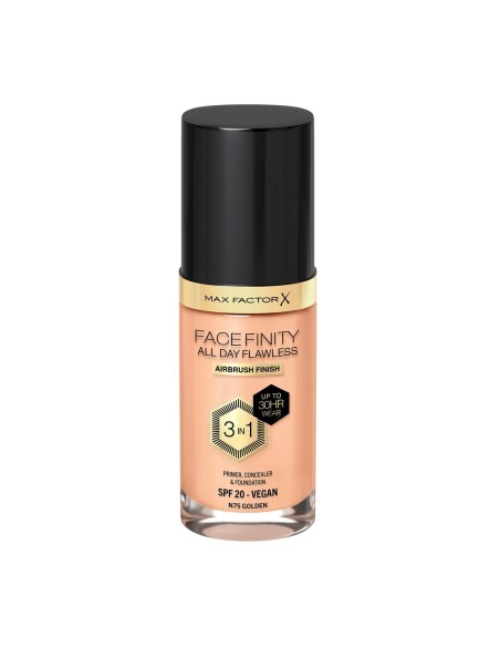 Crème Make-up Base Max Factor Facefinity 3-in-1 Spf 20 Nº 75-golden 30 ml